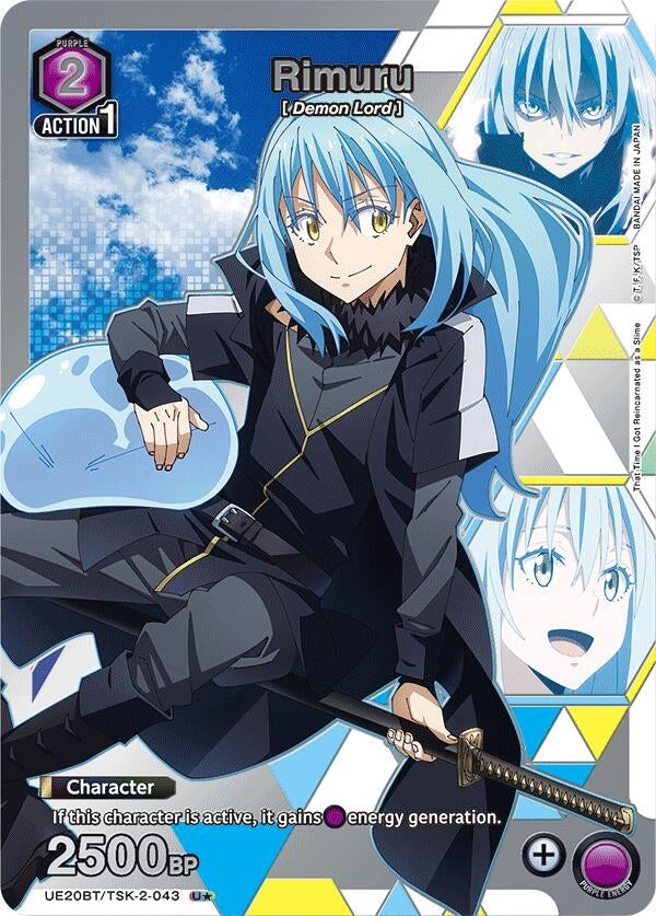 Image for Rimuru (043) (U*) (UE20BT/TSK-2-043) (UE20BT: That Time I Got Reincarnated as a Slime) (UE20BT) - Union Arena