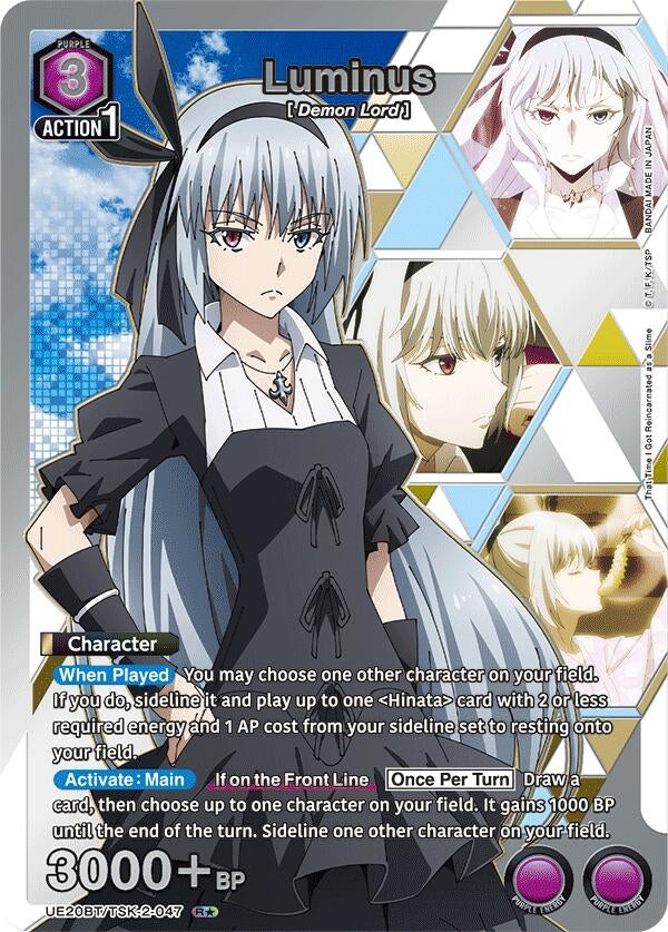 Image for Luminus (047) (R*) (UE20BT/TSK-2-047) (UE20BT: That Time I Got Reincarnated as a Slime) (UE20BT) - Union Arena