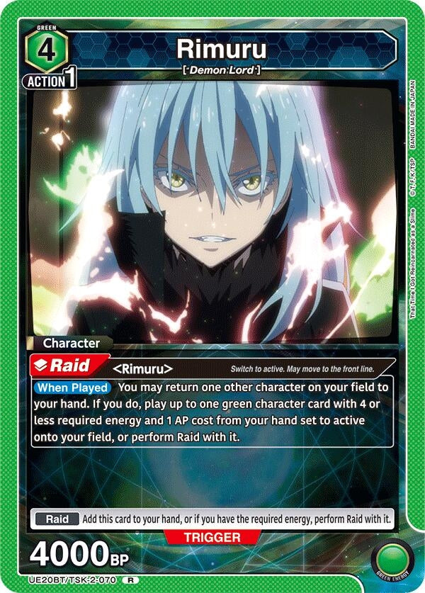 Image for Rimuru (070) (UE20BT/TSK-2-070) (UE20BT: That Time I Got Reincarnated as a Slime) (UE20BT) - Union Arena