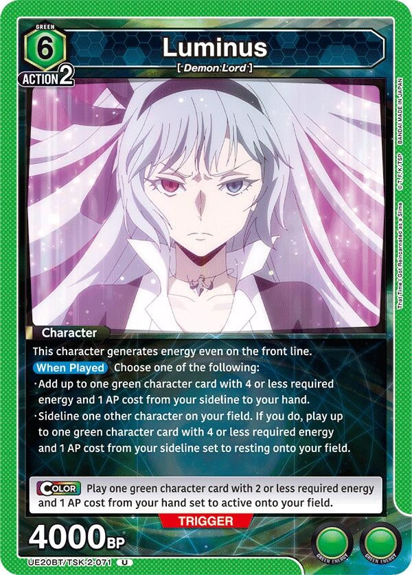 Image for Luminus (071) (UE20BT/TSK-2-071) (UE20BT: That Time I Got Reincarnated as a Slime) (UE20BT) - Union Arena