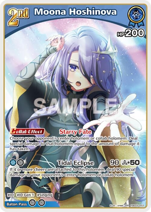 Image for Moona Hoshinova (RR) (hBP06-053) (Ayakashi Vermilion) (HBP06E) - Hololive