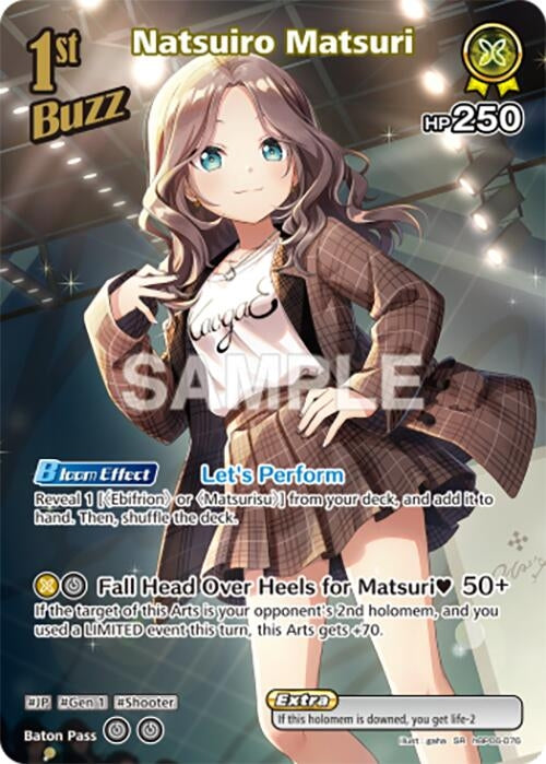 Image for Natsuiro Matsuri (SR) (hBP06-076) (hBP06-076) (Ayakashi Vermilion) (HBP06E) - Hololive