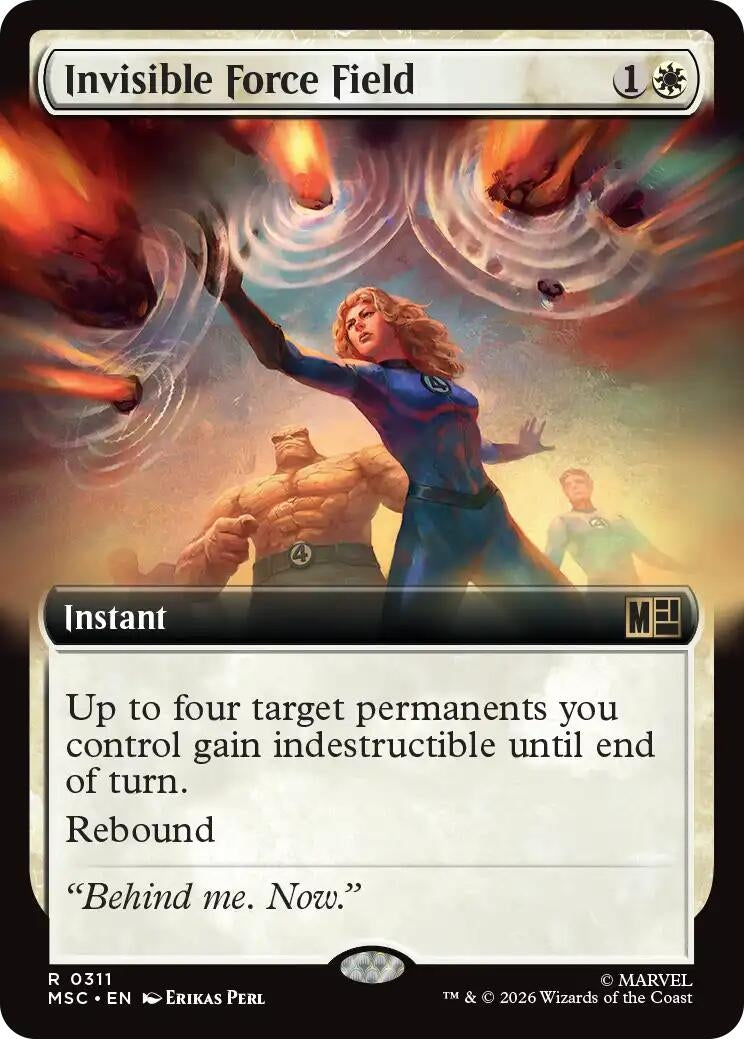 Invisible Force Field (Extended Art) (311) (Marvel Super Heroes)