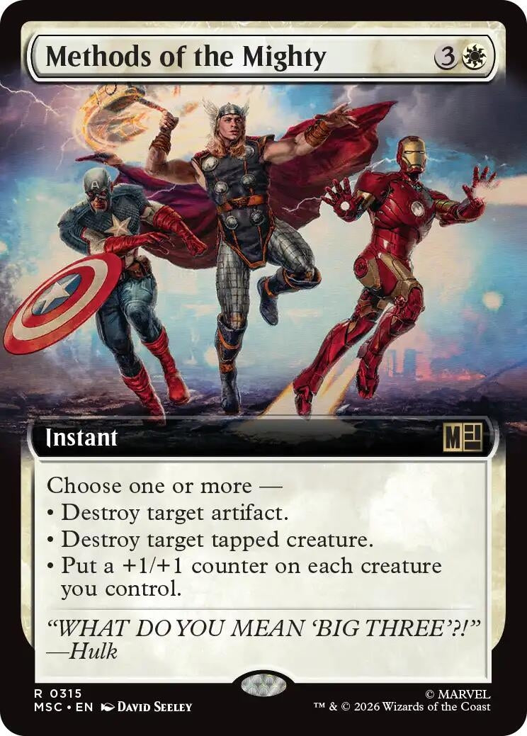 Methods of the Mighty (Extended Art) (315) (Marvel Super Heroes)