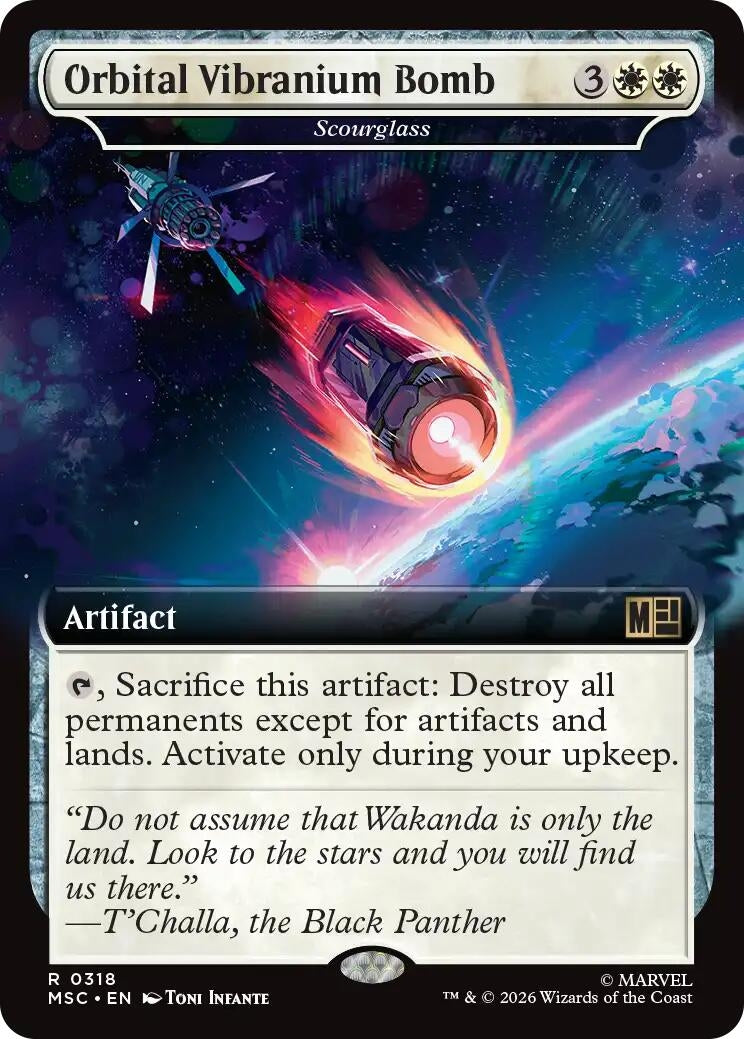 Orbital Vibranium Bomb - Scourglass (Extended Art) (318) (Marvel Super Heroes)