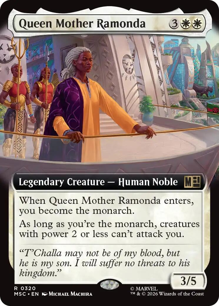 Queen Mother Ramonda (Extended Art) (320) (Marvel Super Heroes)