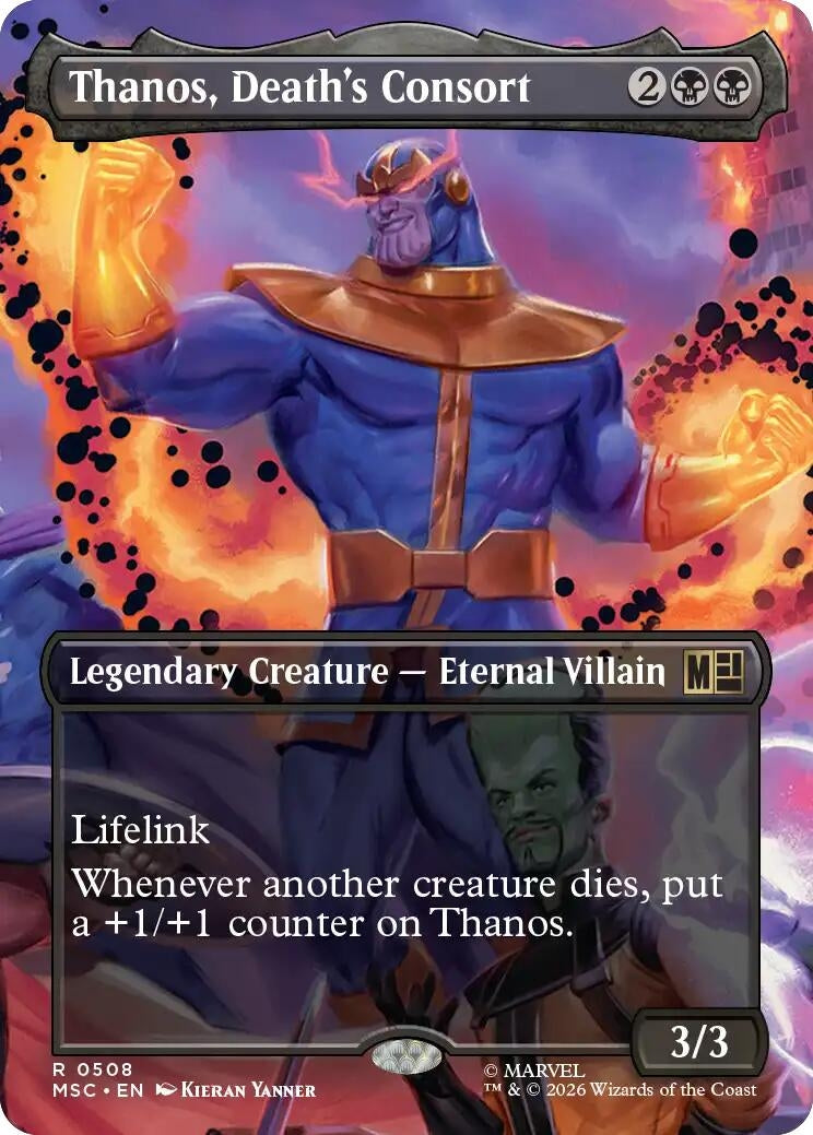 Thanos, Death's Consort (Borderless) (508) (Marvel Super Heroes)