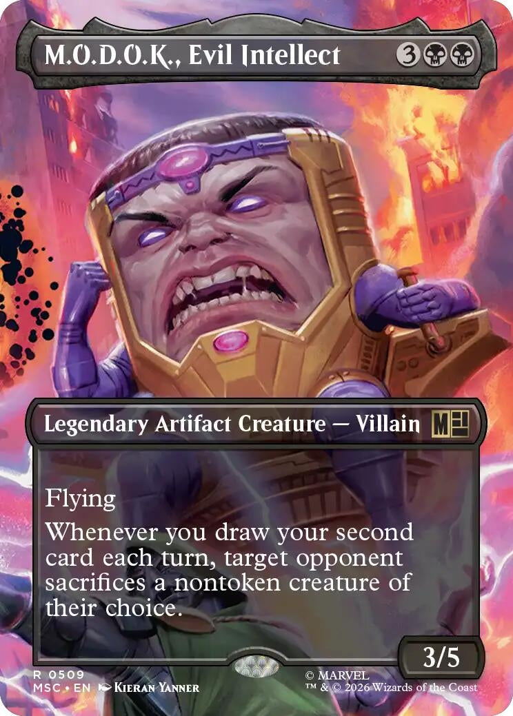M.O.D.O.K., Evil Intellect (Borderless) (509) (Marvel Super Heroes)