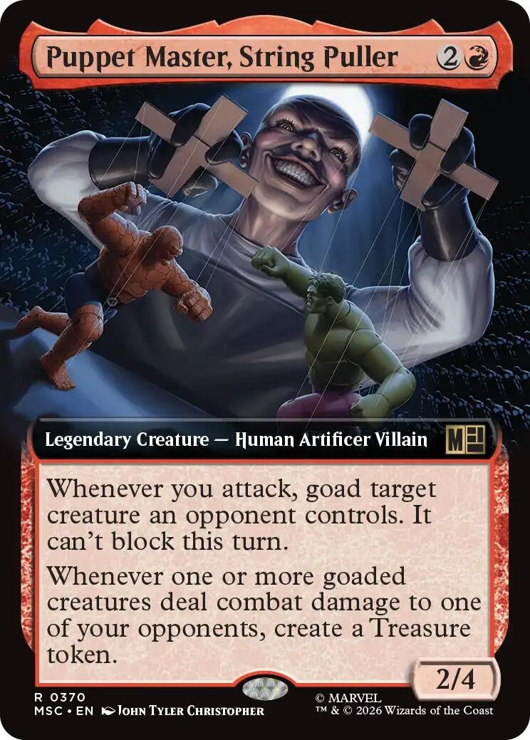 Puppet Master, String Puller (Extended Art) (370) (Marvel Super Heroes)