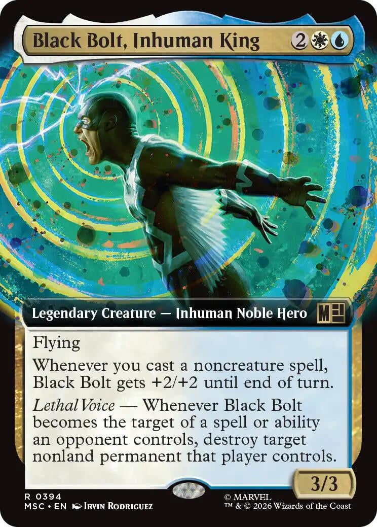 Black Bolt, Inhuman King (Extended Art) (394) (Marvel Super Heroes)