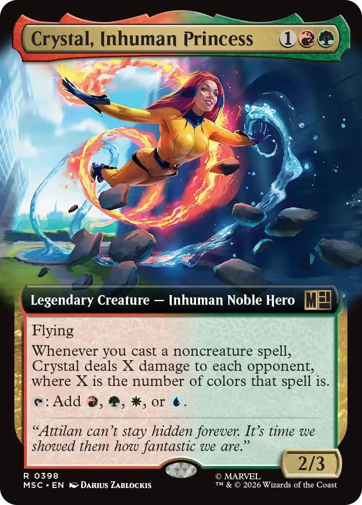 Crystal, Inhuman Princess (Extended Art) (398) (Marvel Super Heroes)