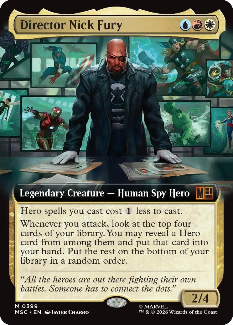 Director Nick Fury (Extended Art) (399) (Marvel Super Heroes)