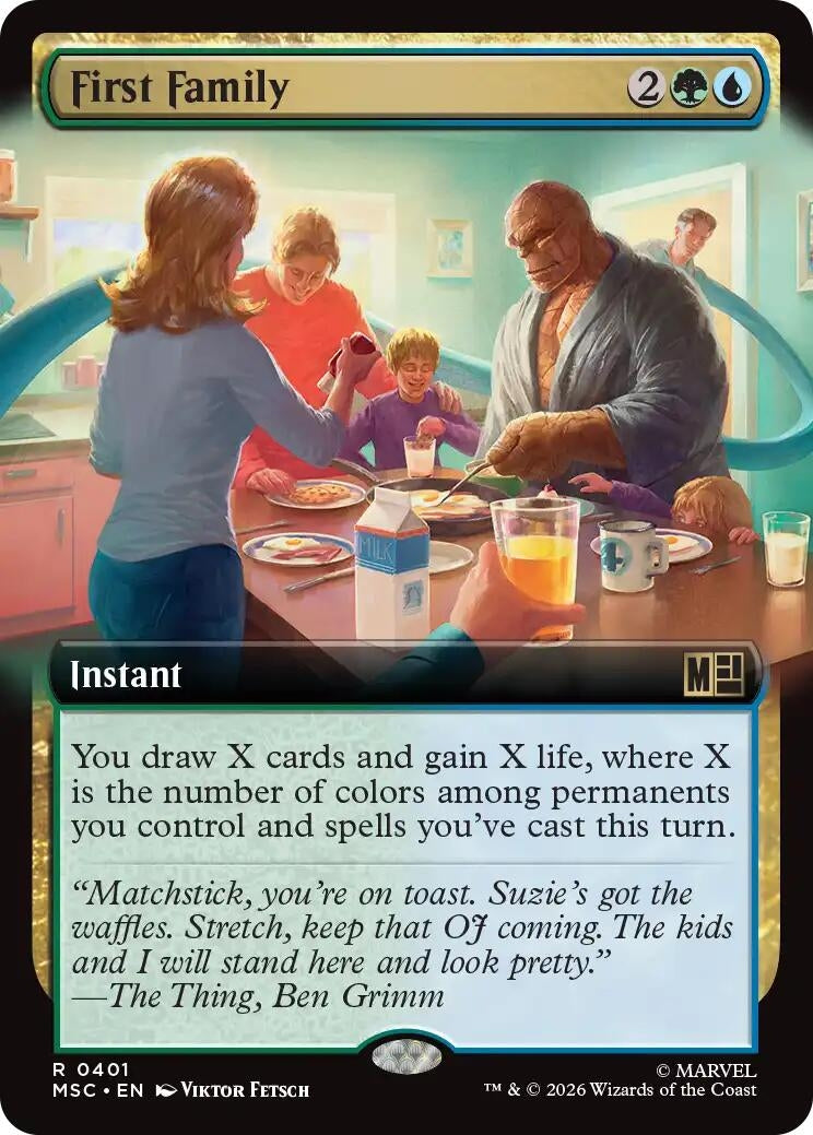 First Family (Extended Art) (401) (Marvel Super Heroes)