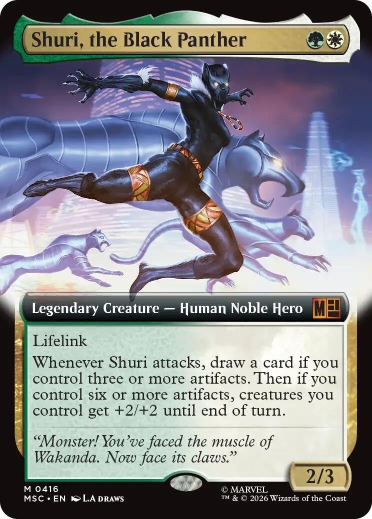 Shuri, the Black Panther (Extended Art) (416) (Marvel Super Heroes)