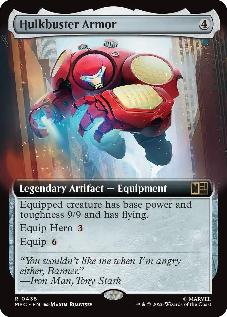 Hulkbuster Armor (Extended Art) (438) (Marvel Super Heroes)