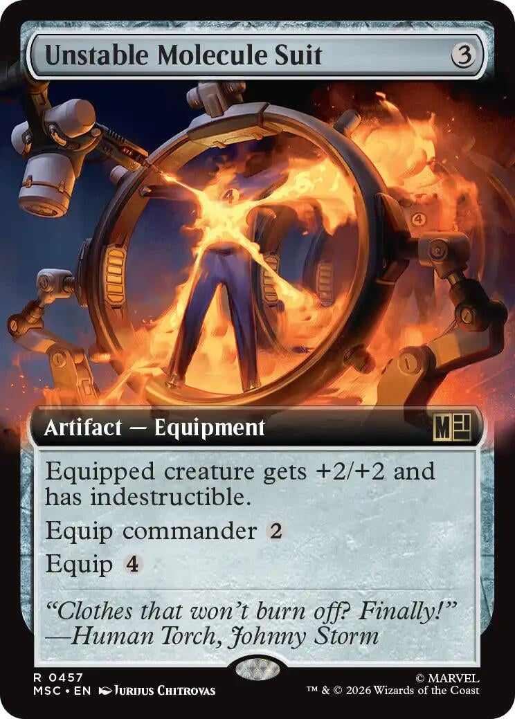 Unstable Molecule Suit (Extended Art) (457) (Marvel Super Heroes)