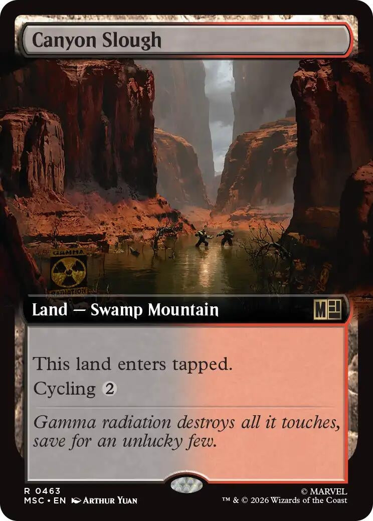 Canyon Slough (Extended Art) (463) (Marvel Super Heroes)