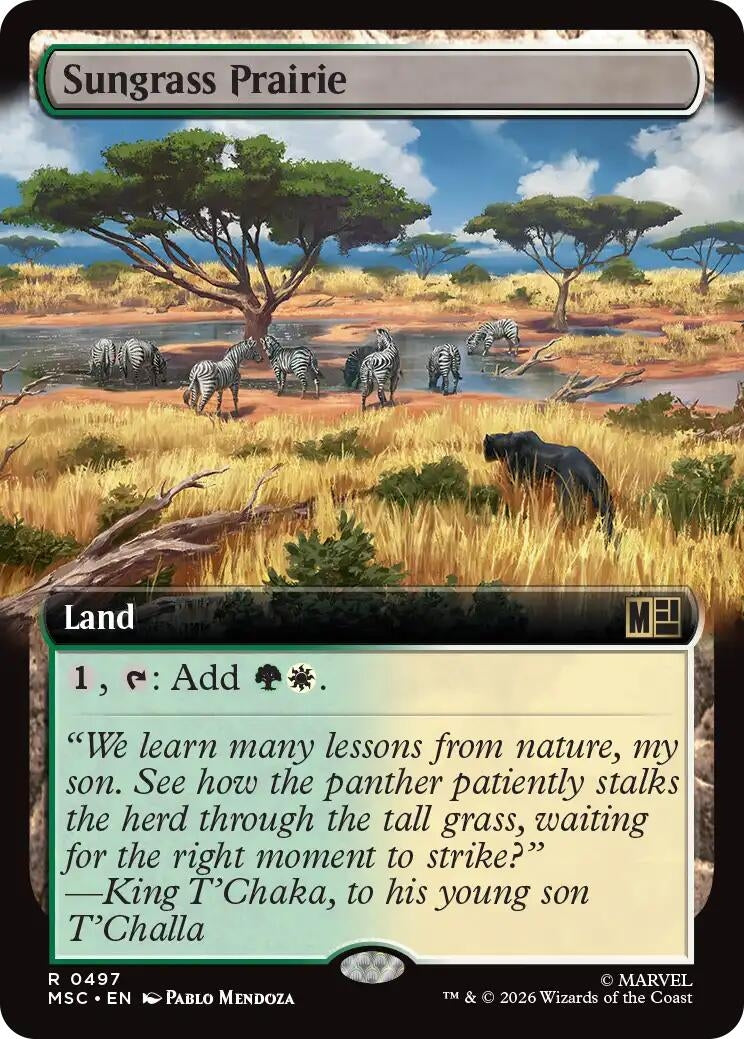 Sungrass Prairie (Extended Art) (497) (Marvel Super Heroes)