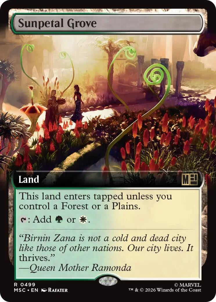 Sunpetal Grove (Extended Art) (499) (Marvel Super Heroes)