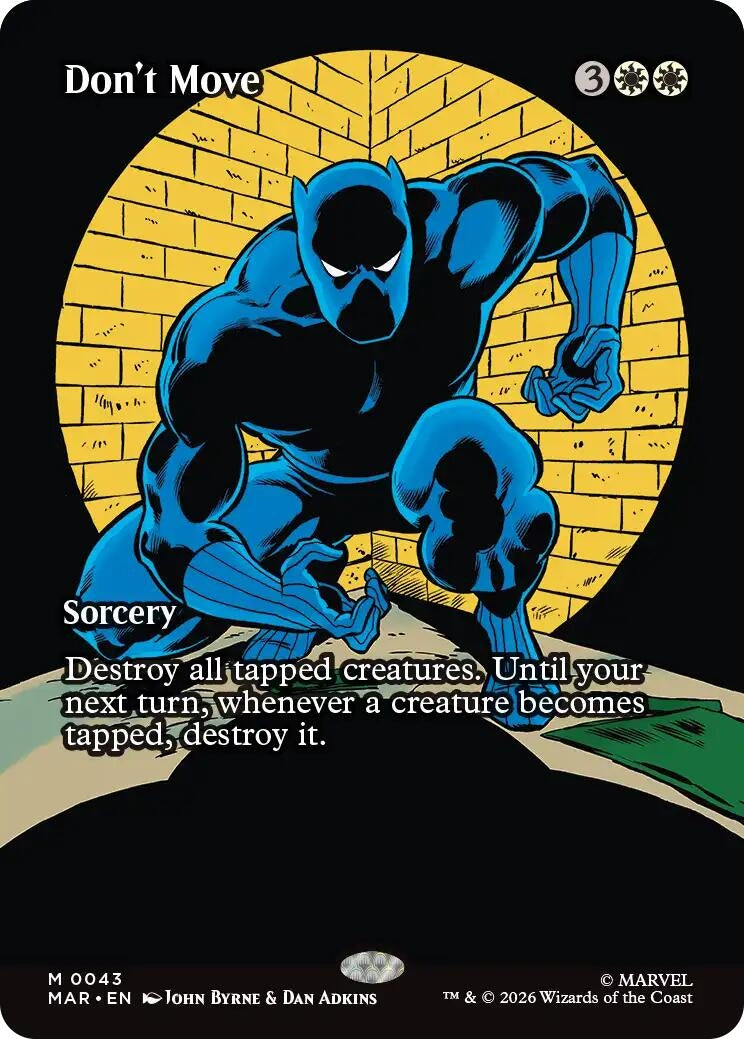 Don't Move (Borderless) (43) (Marvel Universe Eternal-Legal)