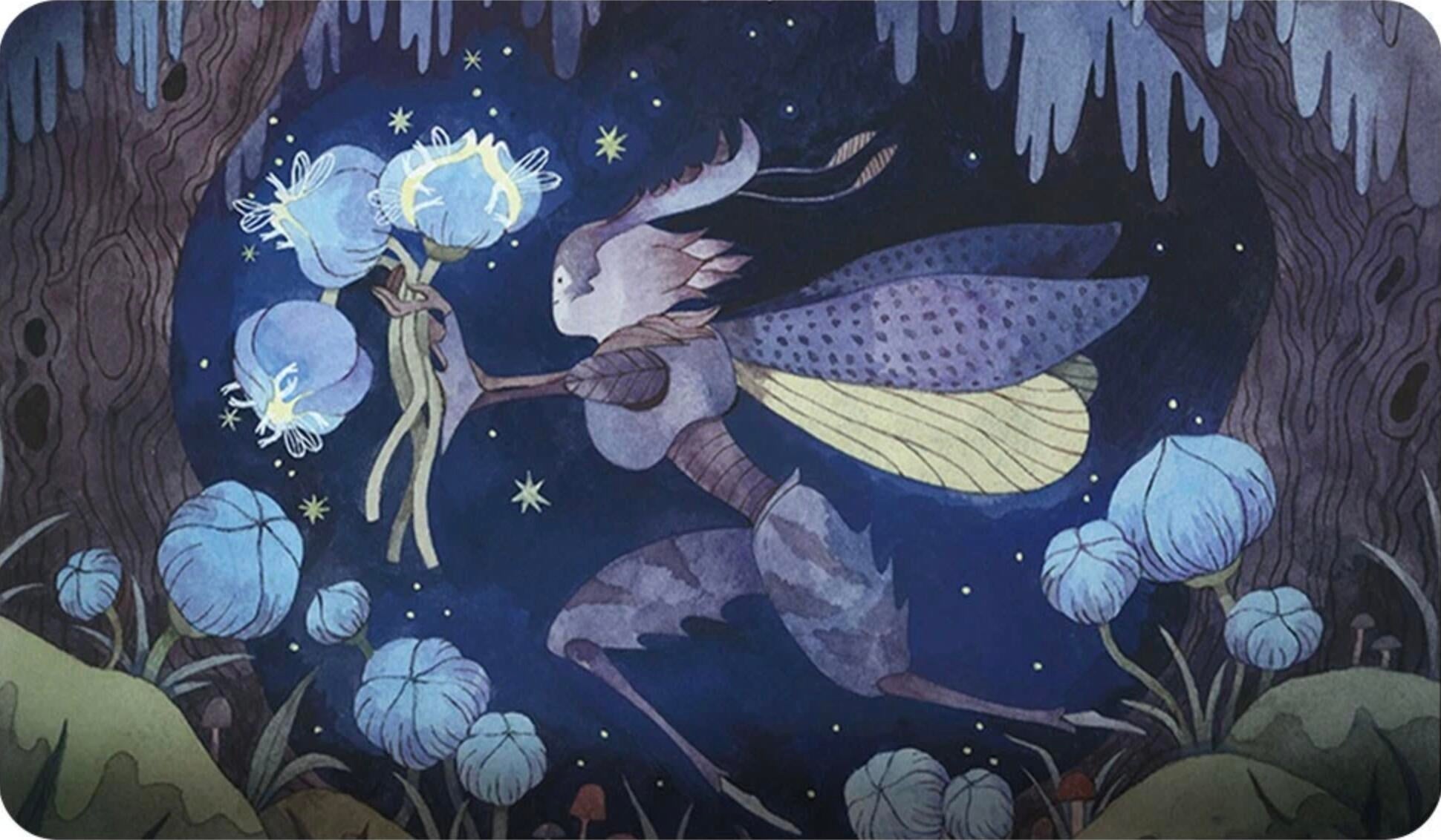 Image for Magic: The Gathering Lorwyn Eclipsed Shiny Playmat - Bitterbloom Bearer (Las Vegas 2026 MagicCon Exclusive) - Playmats