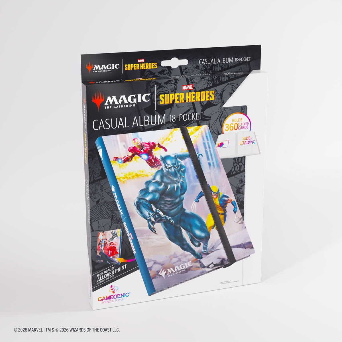 Image for Magic: The Gathering Marvel Superheroes Casual Album 18-Pocket - Marvel Superheroes - Storage Albums