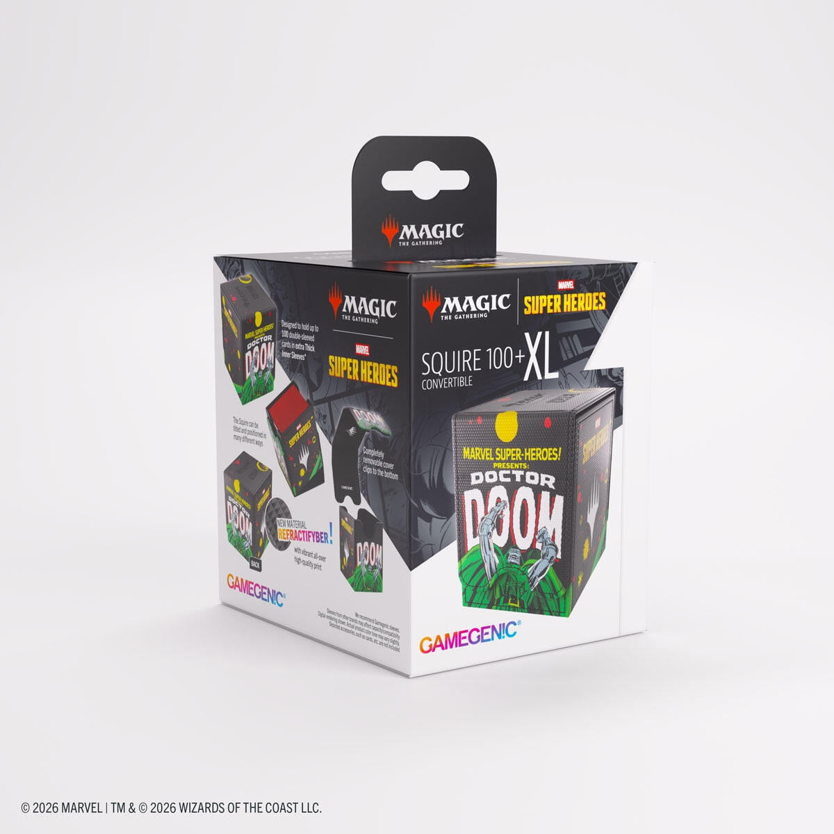 Image for Magic: The Gathering Marvel Superheroes Squire 100+ XL Convertible - Doctor Doom - Deck Boxes