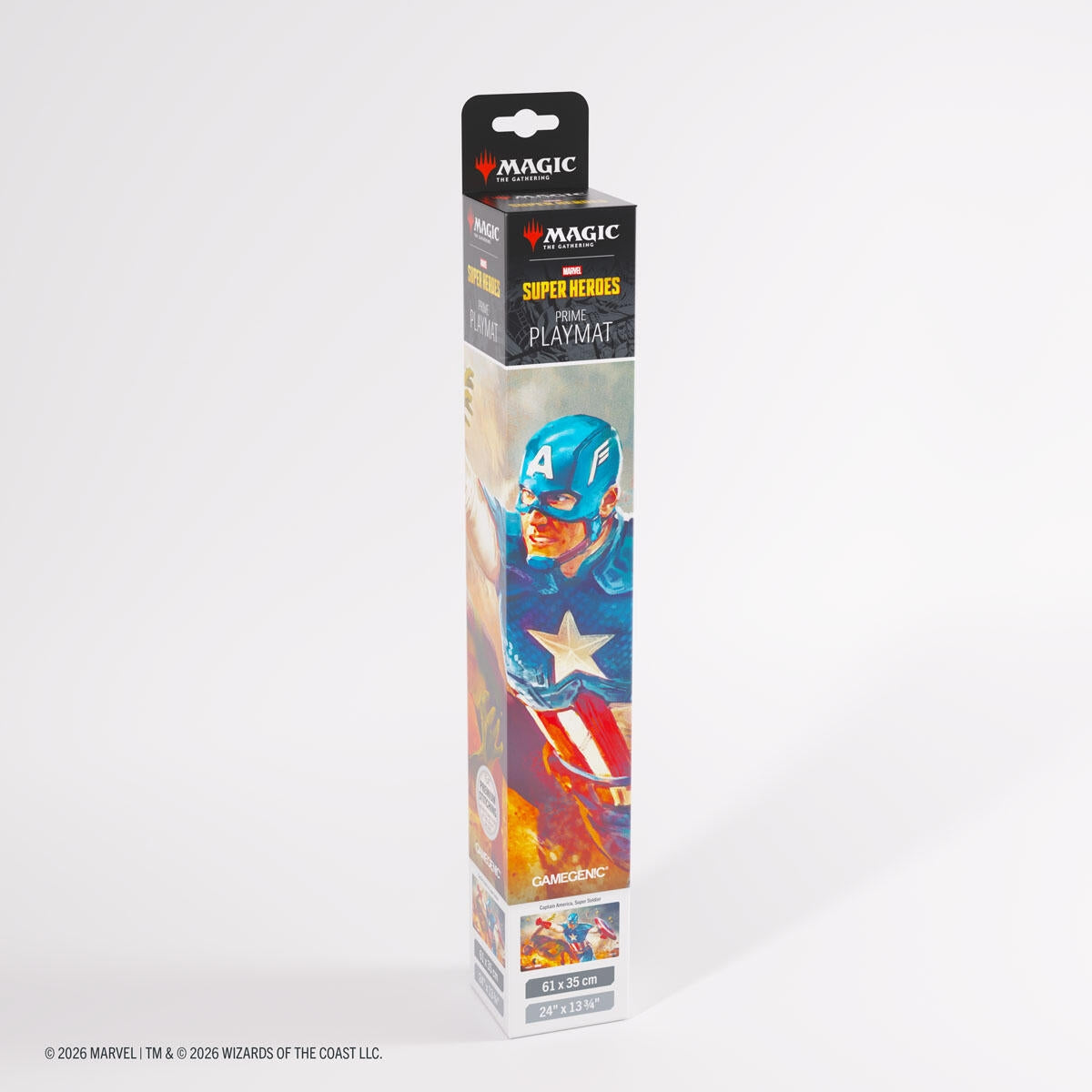 Image for Magic: The Gathering Marvel Superheroes Prime Playmat - Captain America, Super-Soldier - Playmats