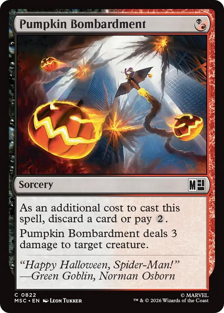 Pumpkin Bombardment (822) (Marvel Super Heroes)
