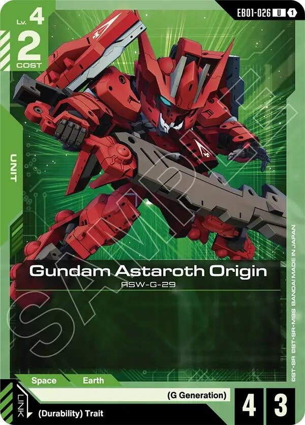 Image for Gundam Astaroth Origin (EB01-026) (Eternal Nexus) (EB01) - Gundam Card Game