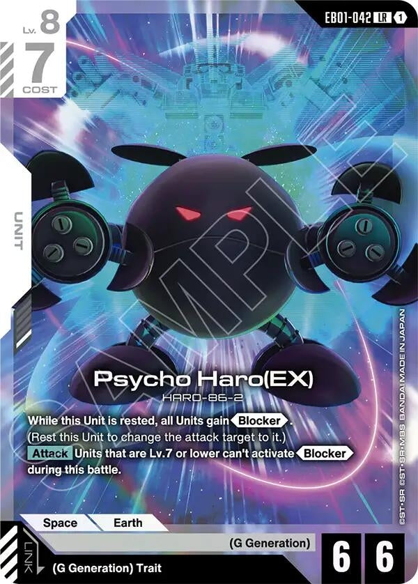 Image for Psycho Haro (EX) (EB01-042) (Eternal Nexus) (EB01) - Gundam Card Game