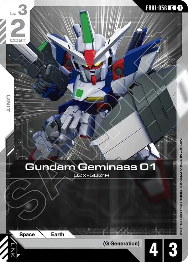 Image for Gundam Geminass 01 (EB01-056) (Eternal Nexus) (EB01) - Gundam Card Game
