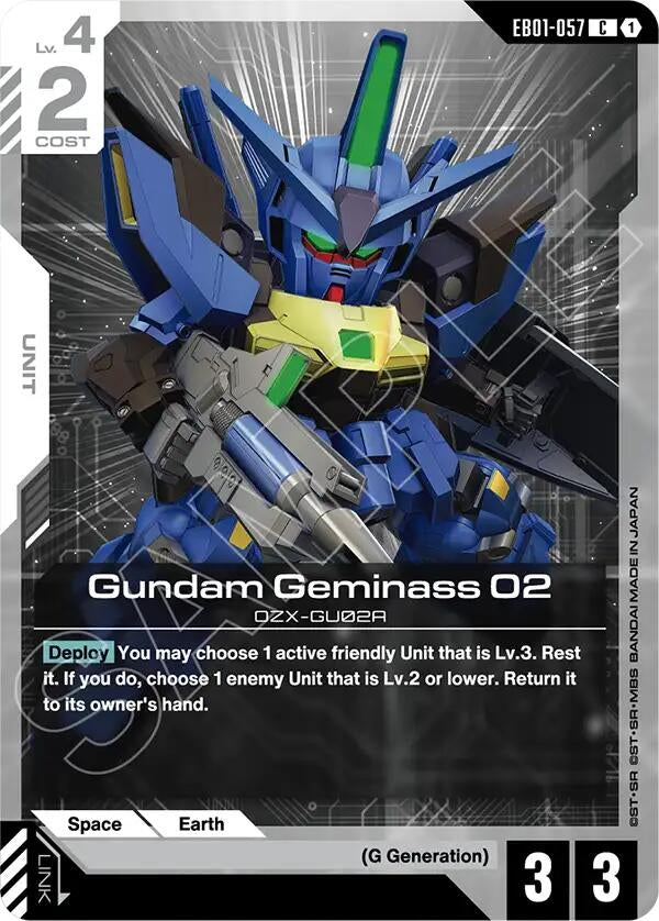 Image for Gundam Geminass 02 (EB01-057) (Eternal Nexus) (EB01) - Gundam Card Game