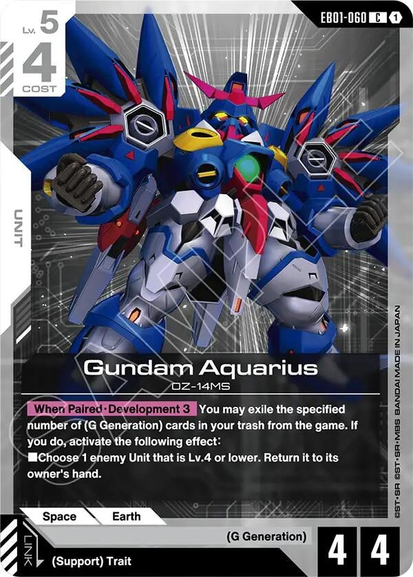 Image for Gundam Aquarius (EB01-060) (Eternal Nexus) (EB01) - Gundam Card Game