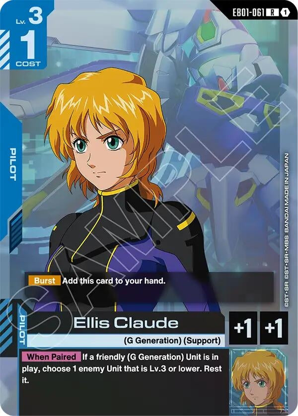 Image for Ellis Claude (EB01-061) (Eternal Nexus) (EB01) - Gundam Card Game