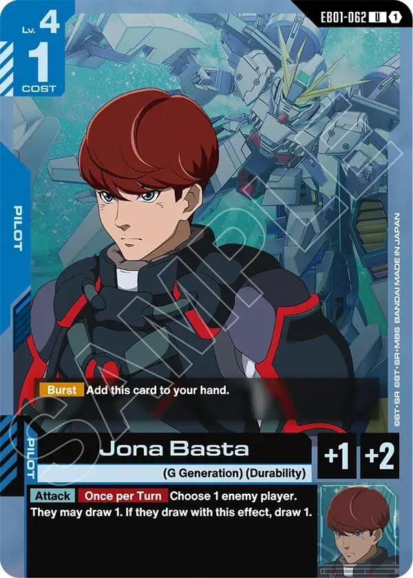 Image for Jona Basta (EB01-062) (Eternal Nexus) (EB01) - Gundam Card Game