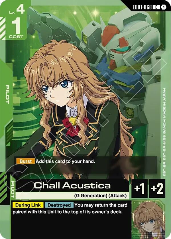 Image for Chall Acustica (EB01-068) (Eternal Nexus) (EB01) - Gundam Card Game