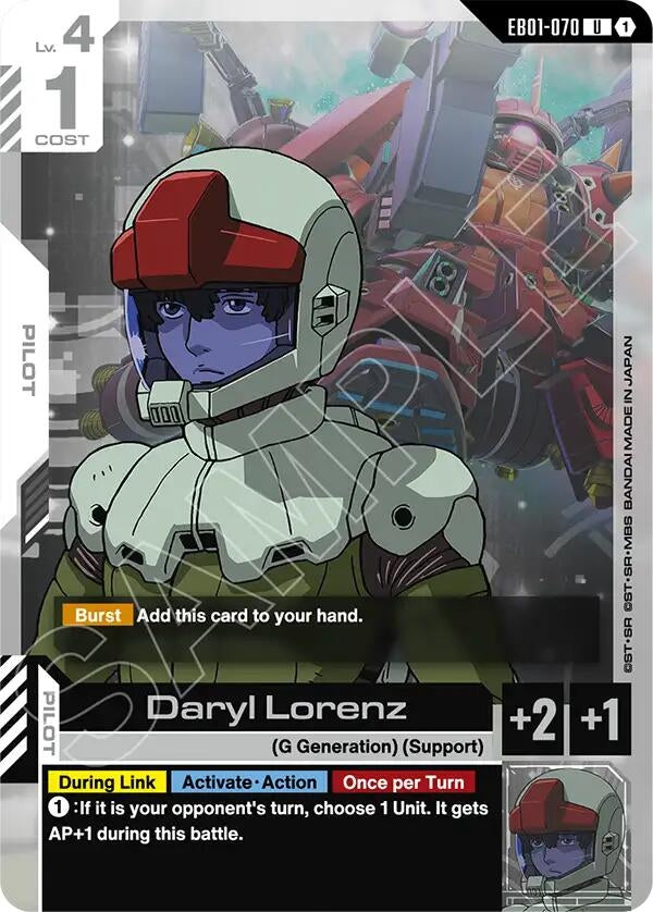 Image for Daryl Lorenz (EB01-070) (Eternal Nexus) (EB01) - Gundam Card Game