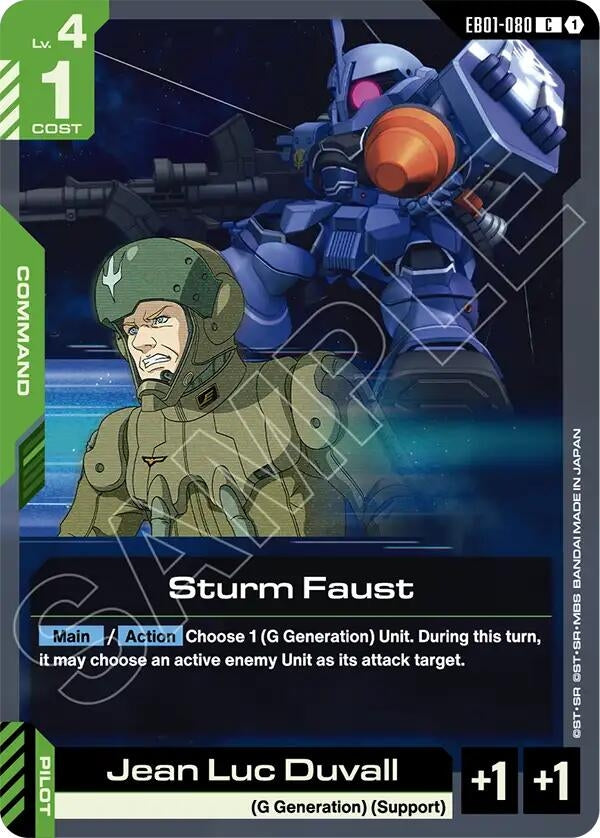 Image for Sturm Faust (EB01-080) (Eternal Nexus) (EB01) - Gundam Card Game