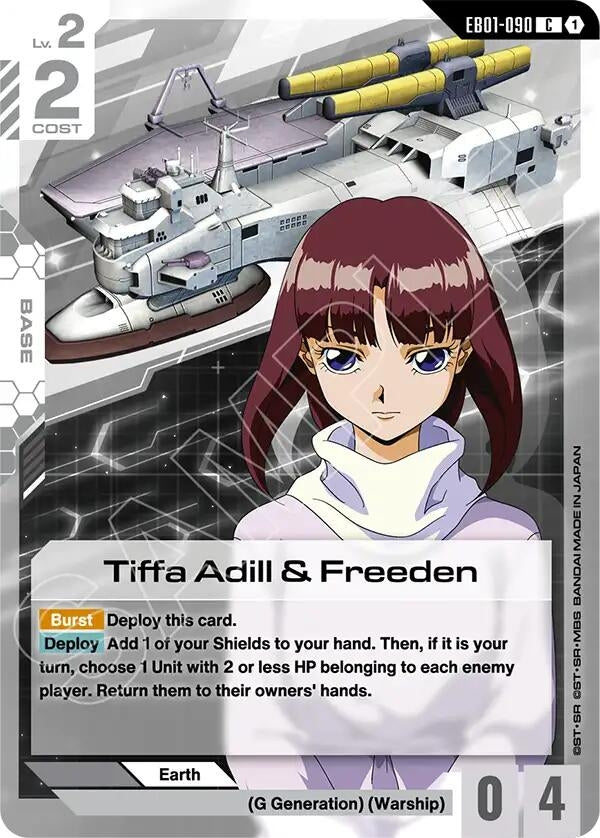 Image for Tiffa Adill & Freeden (EB01-090) (Eternal Nexus) (EB01) - Gundam Card Game