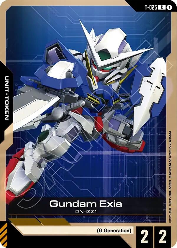 Image for Gundam Exia (T-025) Token (T-025) (Eternal Nexus) (EB01) - Gundam Card Game