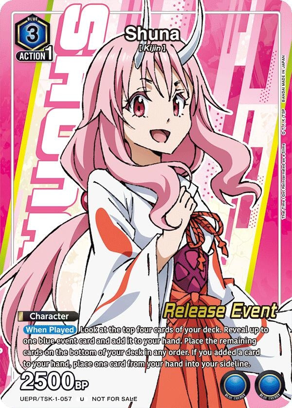 Image for Shuna (Release Event Participant) (UEPR/TSK-1-057) (UE20BT: That Time I Got Reincarnated as a Slime Release Event Cards) (UE20BT_RE) - Union Arena
