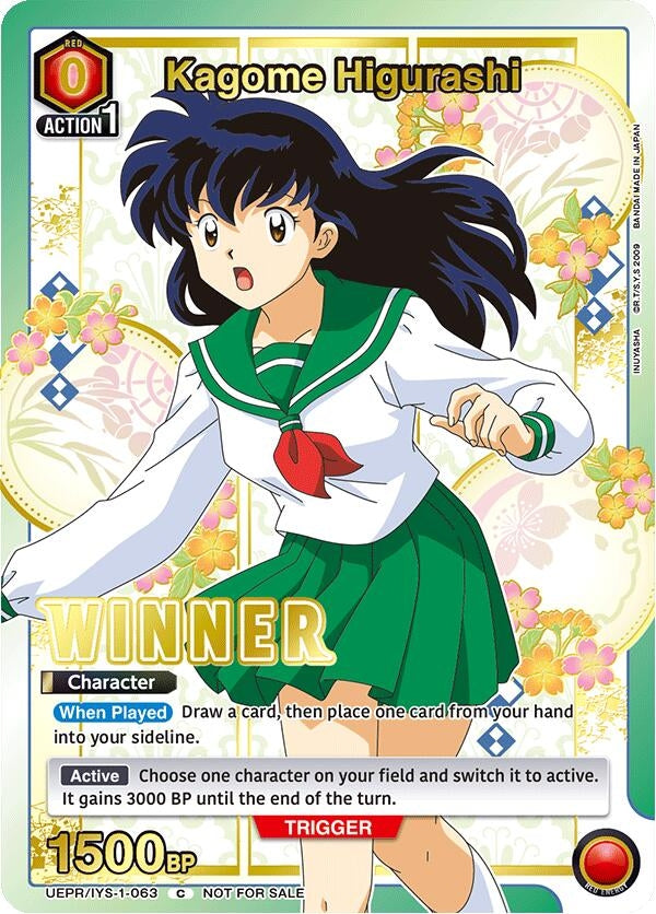 Image for Kagome Higurashi (Winner) (UEPR/IYS-1-063) (Union Arena Promotion Cards) (UEPR) - Union Arena