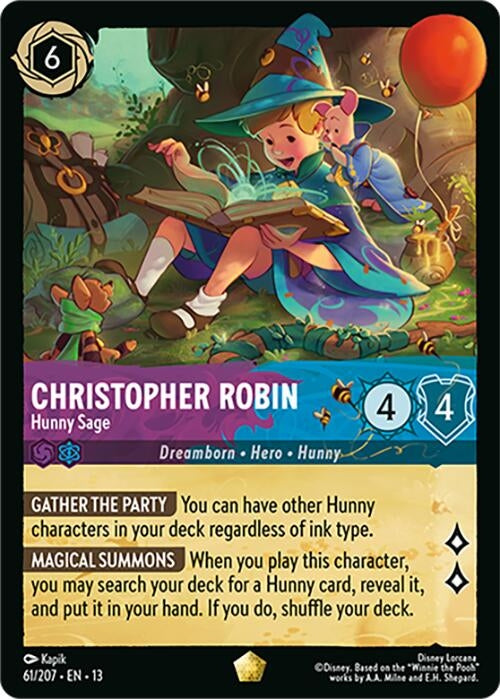 Image for Christopher Robin - Hunny Sage (61/204) (Attack of the Vine!) (13) - Disney Lorcana