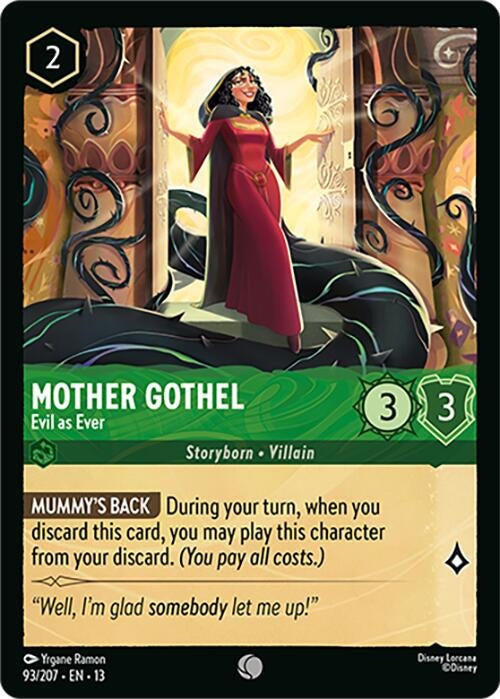 Image for Mother Gothel - Evil as Ever (93/204) (Attack of the Vine!) (13) - Disney Lorcana