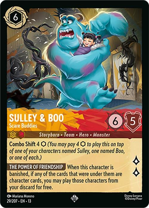 Image for Sulley & Boo - Scare Buddies (29/204) (Attack of the Vine!) (13) - Disney Lorcana