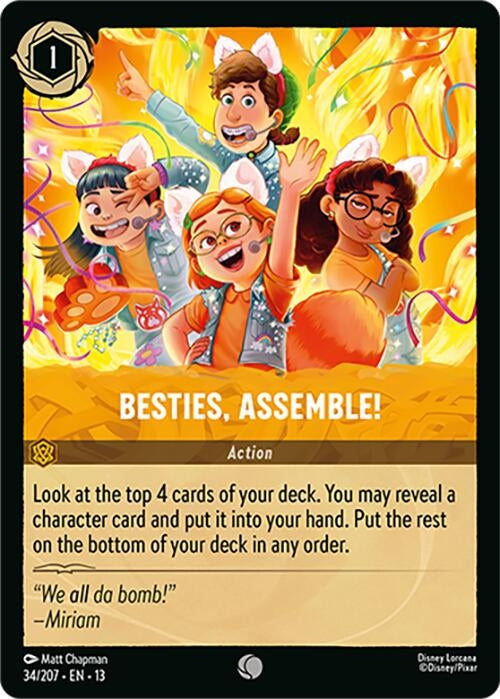Image for Besties, Assemble! (34/204) (Attack of the Vine!) (13) - Disney Lorcana