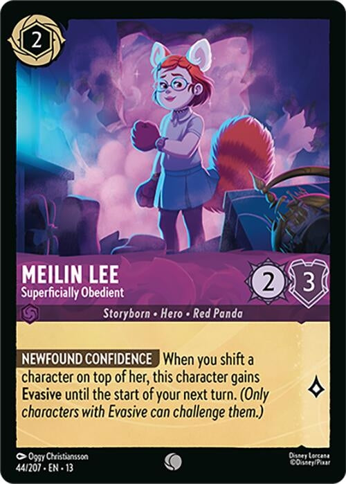 Image for Meilin Lee - Superficially Obedient (44/204) (Attack of the Vine!) (13) - Disney Lorcana