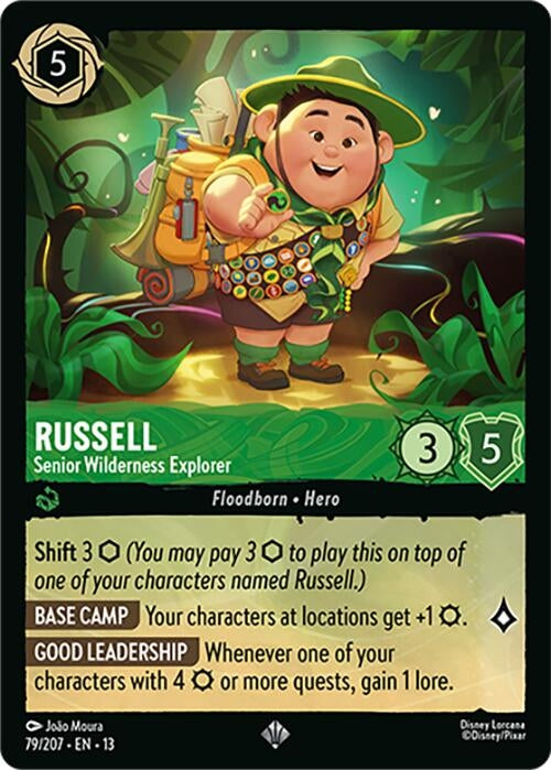 Image for Russell - Senior Wilderness Explorer (79/204) (Attack of the Vine!) (13) - Disney Lorcana