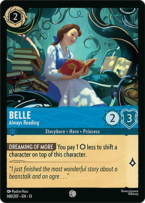 Image for Belle - Always Reading (148/204) (Attack of the Vine!) (13) - Disney Lorcana